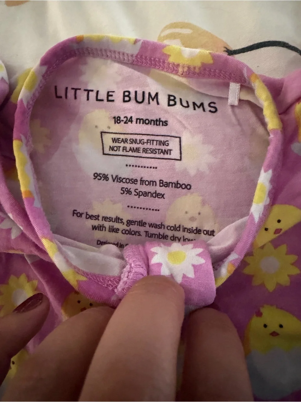 Little Bum Bum Bamboo Chick Flick  Baby Romper